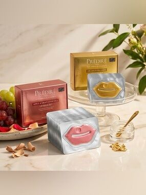 🔥Predire Lip Mask Bundle🔥24K Gold Collagen & Stem Cell Set ~ retail $800